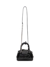 DIESEL - 1DR Dome Top Handle Bag with Zip - Black - LIDIASHOPPING® - Official Website
