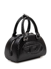 DIESEL - 1DR Dome Top Handle Bag with Zip - Black - LIDIASHOPPING® - Official Website