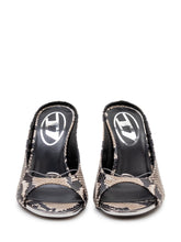 DIESEL - Heeled Mule Sandals with Open Toe - Multicolor - LIDIASHOPPING® - Official Website
