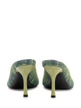 DIESEL - Open Toe High Heel Mules - Green - LIDIASHOPPING® - Official Website