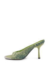 DIESEL - Open Toe High Heel Mules - Green - LIDIASHOPPING® - Official Website