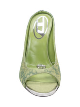 DIESEL - Open Toe High Heel Mules - Green - LIDIASHOPPING® - Official Website