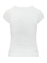 DIESEL - T-shirt Angie in Cotone - Bianco - LIDIASHOPPING® - Official Website