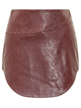 DIESEL - Gonna O-hara in Pelle - Rosso - LIDIASHOPPING® - Official Website