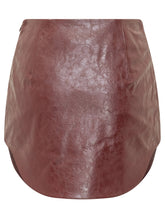 DIESEL - Gonna O-hara in Pelle - Rosso - LIDIASHOPPING® - Official Website