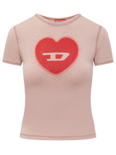DIESEL - Uncuties Long Short-Sleeve T-Shirt - Pink - LIDIASHOPPING® - Official Website