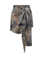 DIESEL - Talia Draped Panel Skirt - Multicolor - LIDIASHOPPING® - Official Website