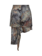 DIESEL - Talia Draped Panel Skirt - Multicolor - LIDIASHOPPING® - Official Website