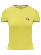 DIESEL - T-shirt with Frog Print - Yellow - LIDIASHOPPING® - Official Website