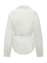 DIESEL - Delphos Wrap Shirt - White - LIDIASHOPPING® - Official Website