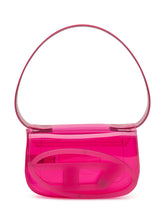 DIESEL - Mini Borsa a Mano 1DR Trasparente - Rosa - LIDIASHOPPING® - Official Website