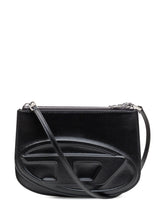 DIESEL - Borsa a tracolla compatta con design sagomato - Nero - LIDIASHOPPING® - Official Website