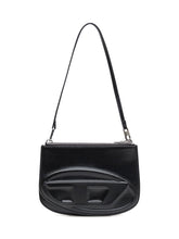 DIESEL - Borsa a tracolla compatta con design sagomato - Nero - LIDIASHOPPING® - Official Website