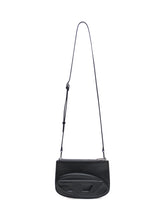 DIESEL - Borsa a tracolla compatta con design sagomato - Nero - LIDIASHOPPING® - Official Website