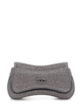 DIESEL - Play Crossbody XS bag with rhinestones - Silver - LIDIASHOPPING® - Official Website