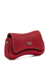 DIESEL - Play Crossbody XS bag with rhinestones - Red - LIDIASHOPPING® - Official Website