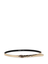 DIESEL - Cintura B-1DR 15 con logo - Oro - LIDIASHOPPING® - Official Website