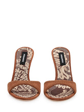 DSQUARED2 - High-heel mules with minimalist design - Brown - LIDIASHOPPING® - Official Website