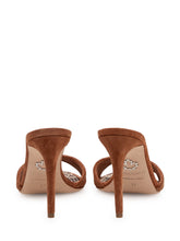 DSQUARED2 - High-heel mules with minimalist design - Brown - LIDIASHOPPING® - Official Website