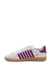 DSQUARED2 - Sneakers con Lacci e Inserti a Contrasto - Bianco - LIDIASHOPPING® - Official Website