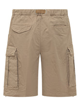 WHITESAND - Bermuda Cargo con Cintura e Tasche Laterali - Beige | Lidia Shopping | Official Website