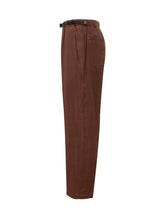 WHITESAND - Pantalone Lungo con Cintura e Pince - Marrone - LIDIASHOPPING® - Official Website