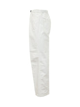 WHITESAND - Trousers with Elastic Waist - White - LIDIASHOPPING® - Official Website