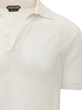 TOM FORD - Polo Senza Bottoni a Maniche Corte - Bianco | Lidia Shopping ® | Official Website