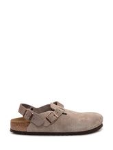 BIRKENSTOCK - Tokio Suede Leather Sandals with Double Buckle - Grey - LIDIASHOPPING® - Official Website