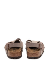 BIRKENSTOCK - Tokio Suede Leather Sandals with Double Buckle - Grey - LIDIASHOPPING® - Official Website