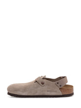 BIRKENSTOCK - Tokio Suede Leather Sandals with Double Buckle - Grey - LIDIASHOPPING® - Official Website