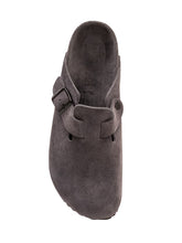 BIRKENSTOCK - Sabot Boston con Fibbia - Grigio | Lidia Shopping ® | Official Website