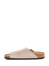 BIRKENSTOCK - Flat Sandals with Wide Strap - Beige - LIDIASHOPPING® - Official Website