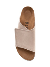 BIRKENSTOCK - Flat Sandals with Wide Strap - Beige - LIDIASHOPPING® - Official Website