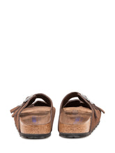 BIRKENSTOCK - Sandals Arizona with Double Strap and Buckles - Brown - LIDIASHOPPING® - Official Website