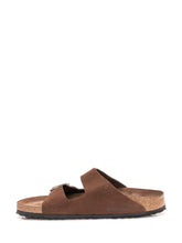 BIRKENSTOCK - Sandals Arizona with Double Strap and Buckles - Brown - LIDIASHOPPING® - Official Website