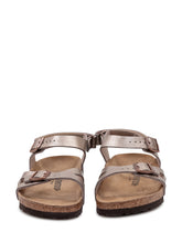 BIRKENSTOCK - Rio Sandals with Straps and Buckle - Gold - LIDIASHOPPING® - Official Website
