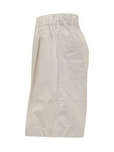 A PAPER KID - Popeline Shorts with Elasticated Waist - Beige - LIDIASHOPPING® - Official Website