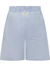 A PAPER KID - Popeline Shorts with Elasticated Waist - Purple - LIDIASHOPPING® - Official Website