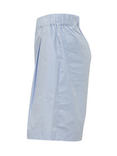 A PAPER KID - Popeline Shorts with Elasticated Waist - Purple - LIDIASHOPPING® - Official Website