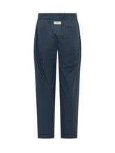 A PAPER KID - Pantaloni in Popeline con Elastico in Vita - Blu - LIDIASHOPPING® - Official Website