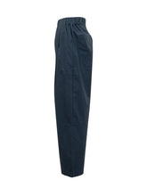 A PAPER KID - Pantaloni in Popeline con Elastico in Vita - Blu - LIDIASHOPPING® - Official Website