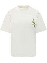 A PAPER KID - Jersey T-shirt with Chest Print - White - LIDIASHOPPING® - Official Website