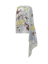 TORY BURCH - Top Stampato Asimmetrico - Bianco - LIDIASHOPPING® - Official Website