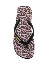 DSQUARED2 - Animal Print Flip Flops With Logo Detail - Black - LIDIASHOPPING® - Official Website