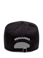 DSQUARED2 - Baseball Cap with Embroidered Logo - Black - LIDIASHOPPING® - Official Website