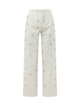 A PAPER KID - Pantaloni con Coulisse e Applicazioni - Bianco - LIDIASHOPPING® - Official Website