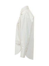 A PAPER KID - Camicia con Colletto e Bottoni con Applicazioni - Bianco - LIDIASHOPPING® - Official Website