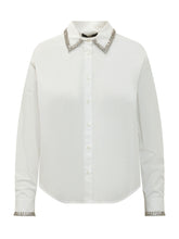 SEVENTY 19.70 - Camicia con Colletto Decorato - Bianco - LIDIASHOPPING® - Official Website