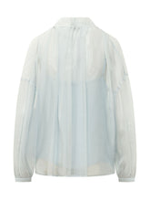 SEVENTY 19.70 - Camicia con Fiocco al Collo - Blu - LIDIASHOPPING® - Official Website